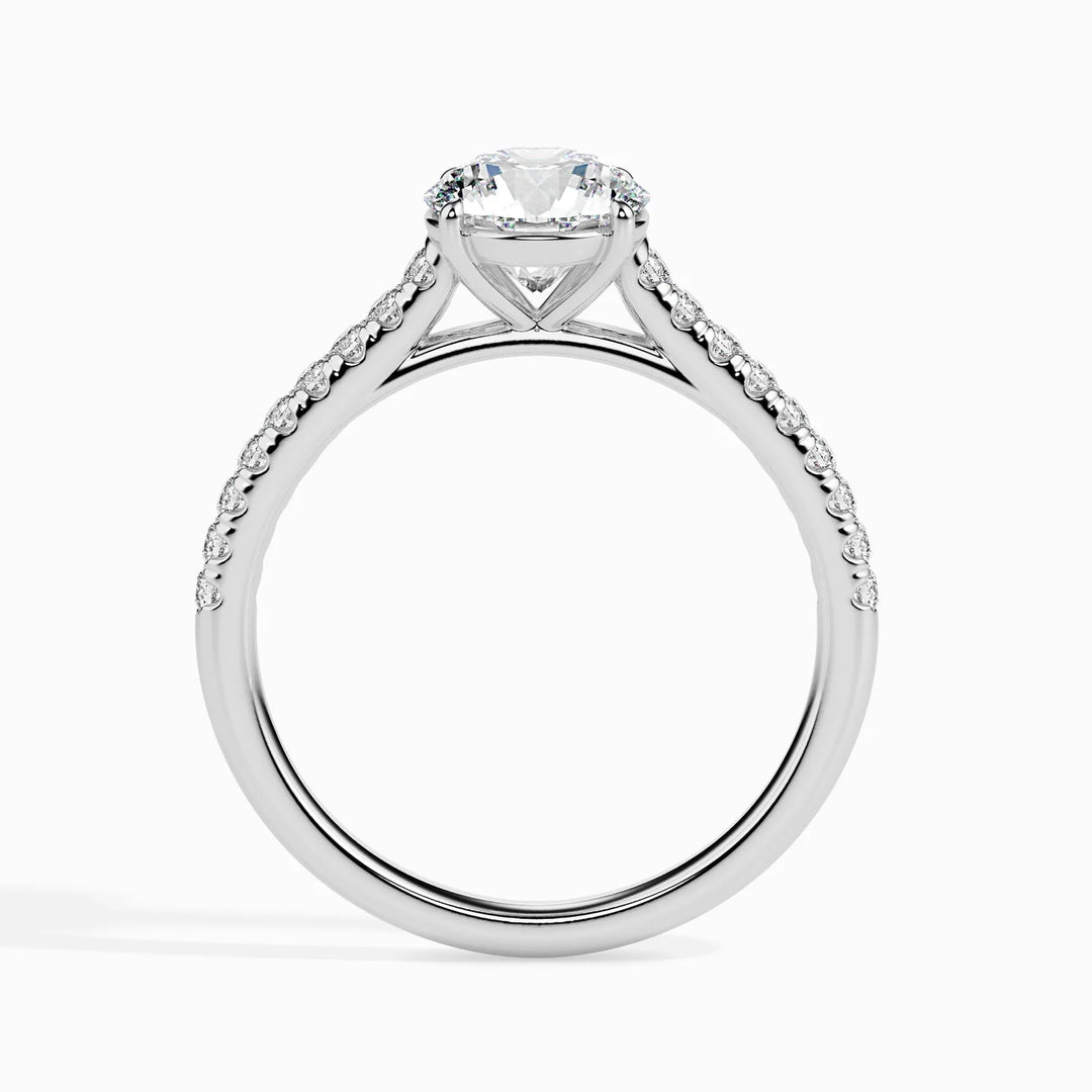 50 Pointer Round Lab Diamond Wed Solitaire Ring   GIA & IGI CERTIFIED