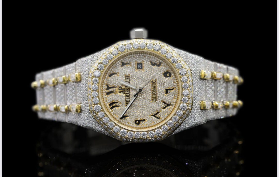 High quality moissanite fully iced out diamond watch for men & women