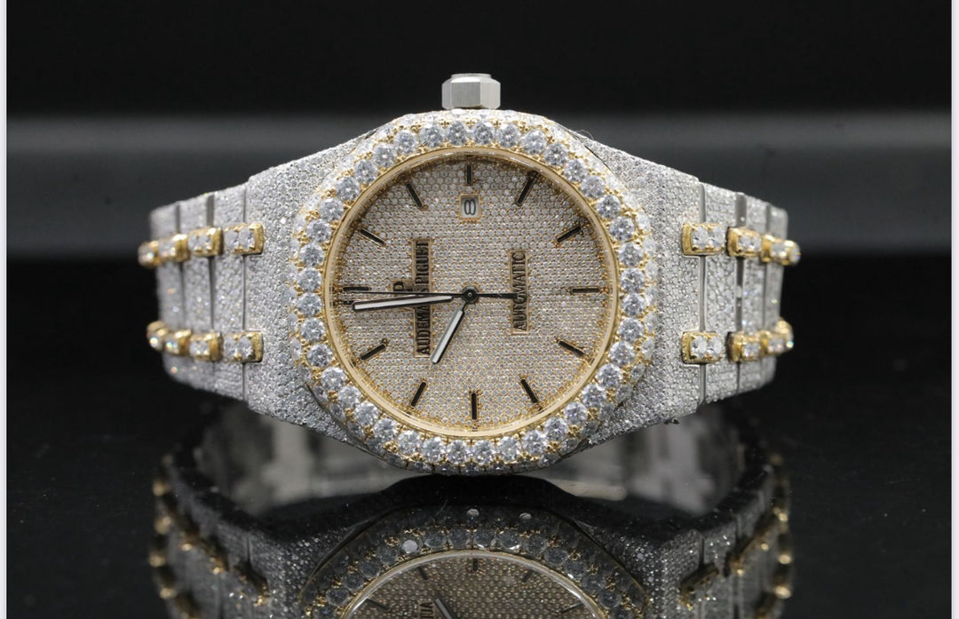 High quality moissanite fully iced out diamond watch for men & women