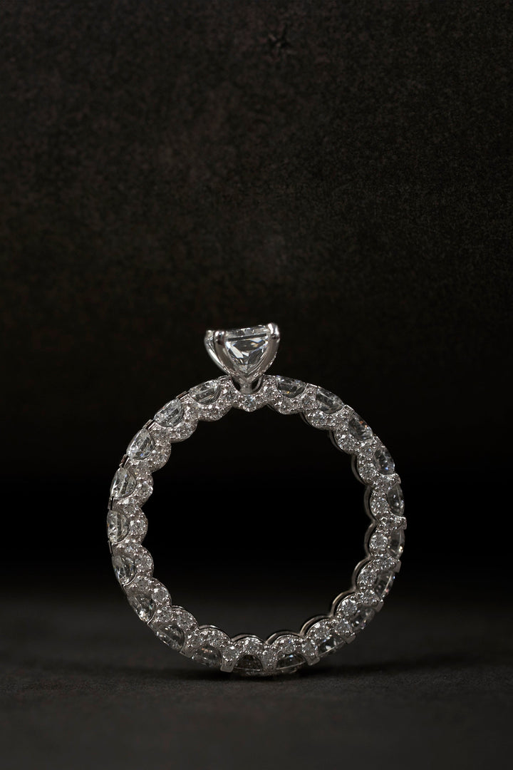Glitzi Jewels Royal Radiant Cut 1.50CT LAB Diamond Ring  GIA & IGI CERTIFIED