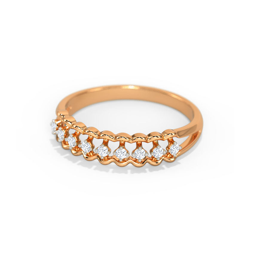 Glitzi Jewels Sparkle Minimalist Eternal Diamond Ring