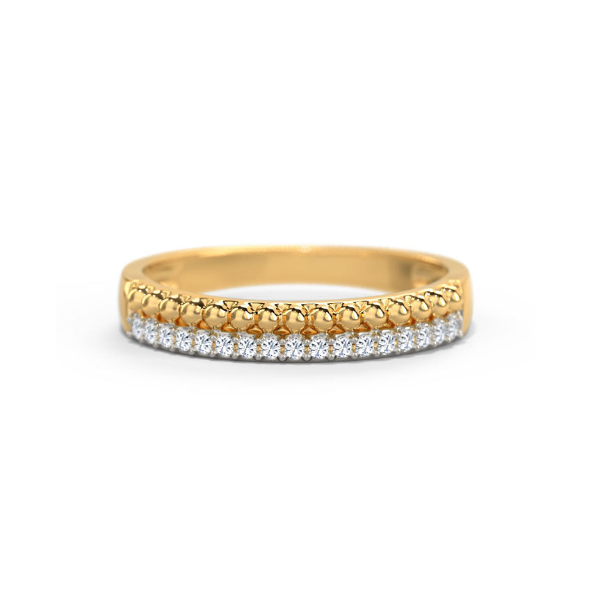 Glitzi Jewels Golden Glow Radiance Diamond Ring