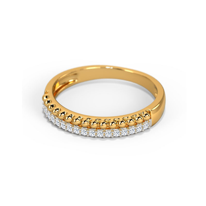 Glitzi Jewels Golden Glow Radiance Diamond Ring