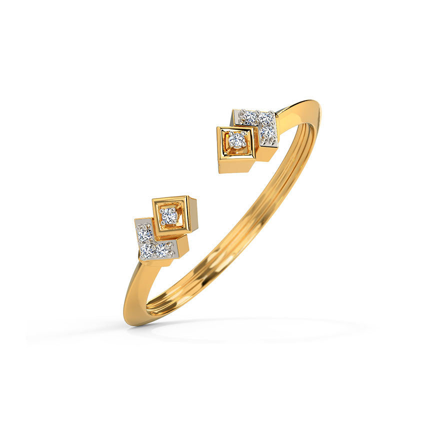 Glitzi Jewels Golden Glow Diamond Petite Ring