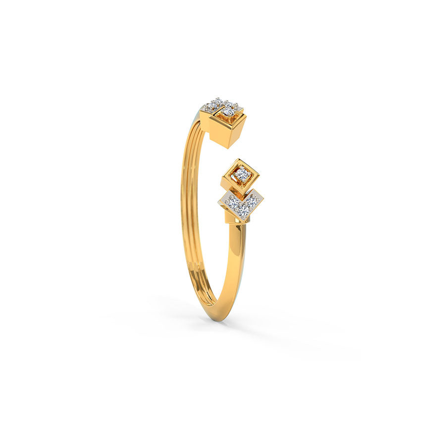 Glitzi Jewels Golden Glow Diamond Petite Ring