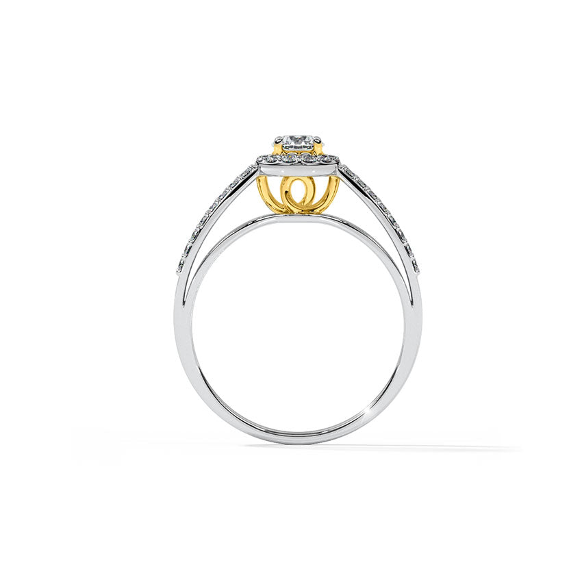 Elegant White Gold Solitaire Lab Diamond Ring  GIA & IGI CERTIFIED