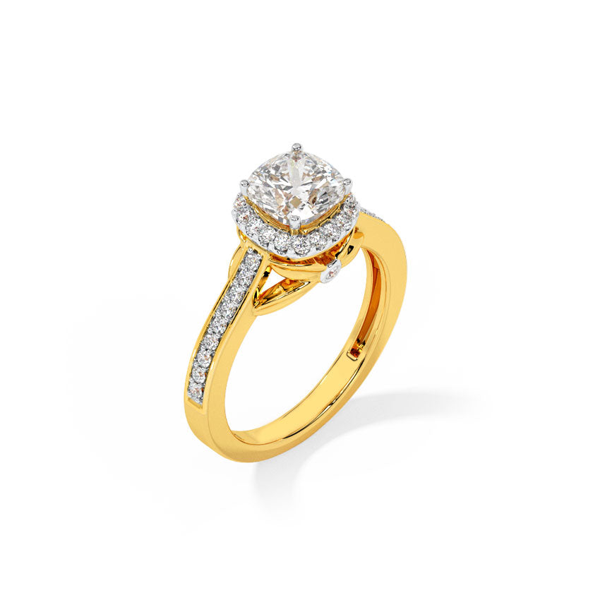 Glitzi Jewels Regal Elegance 1.50 CT Lab Grown Diamond Solitaire Ring  GIA & IGI CERTIFIED