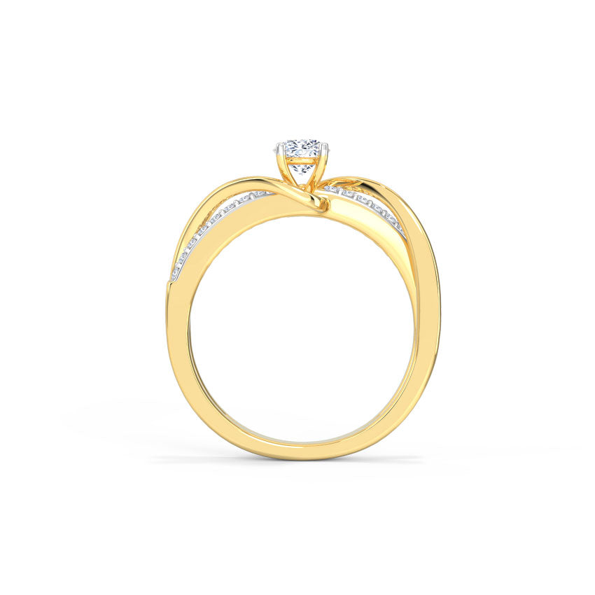 Dazzling Sunbeam LAB Diamond Ring