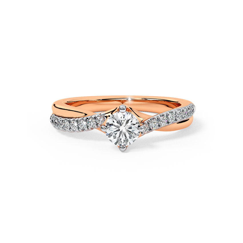 Eternal Blossom Solitaire Lab Diamond Ring  GIA & IGI CERTIFIED