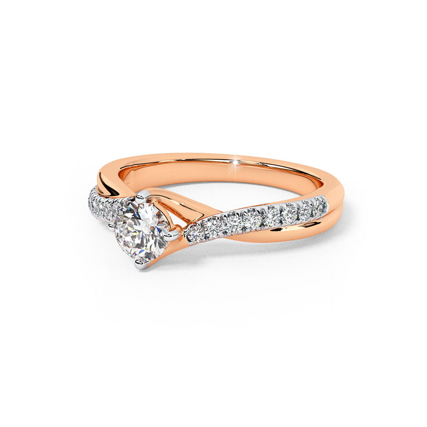 Eternal Blossom Solitaire Lab Diamond Ring  GIA & IGI CERTIFIED